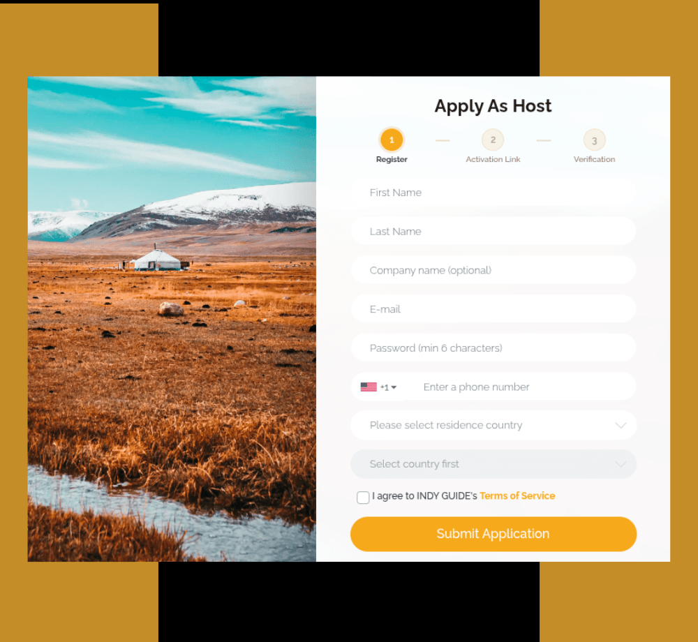 Multi-Step Host Onboarding