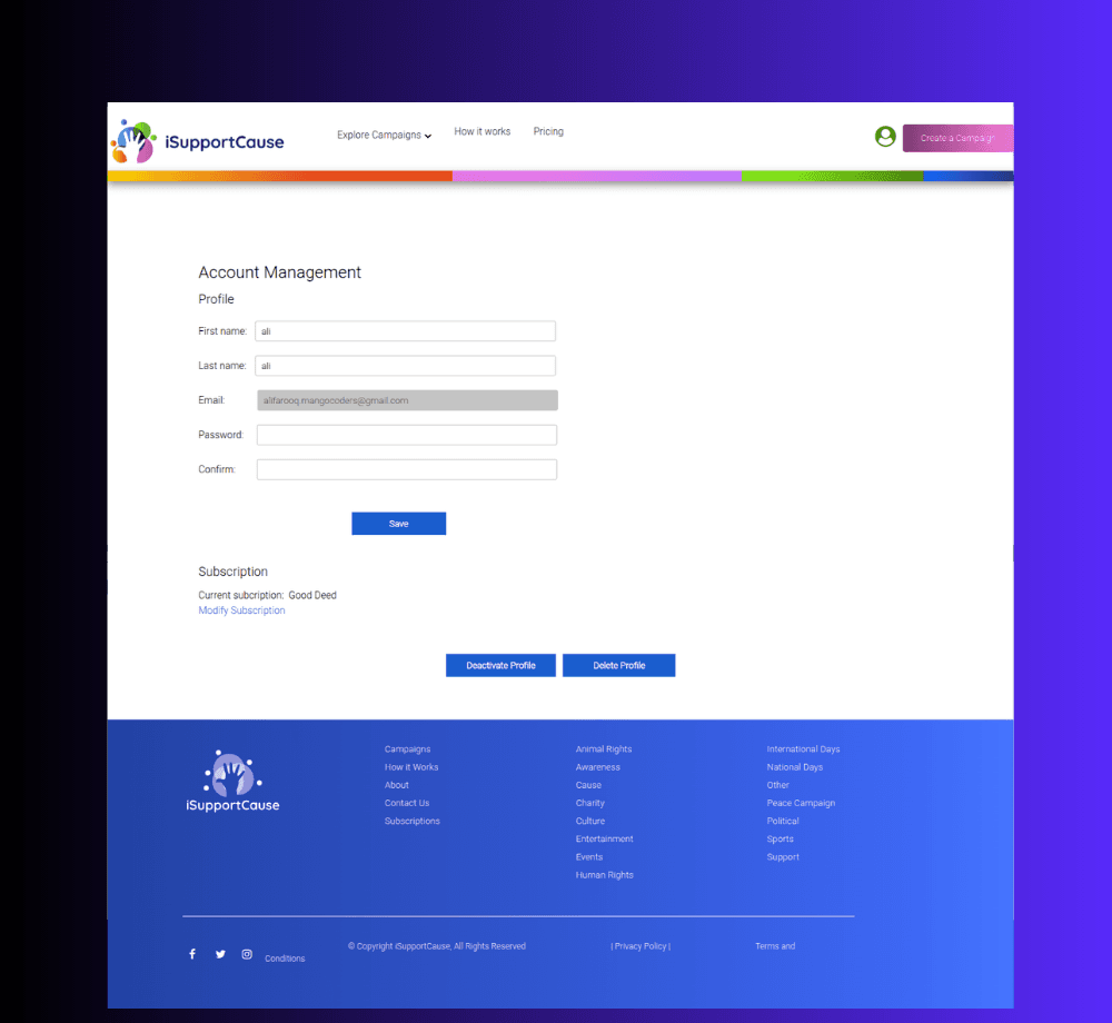 Account Management