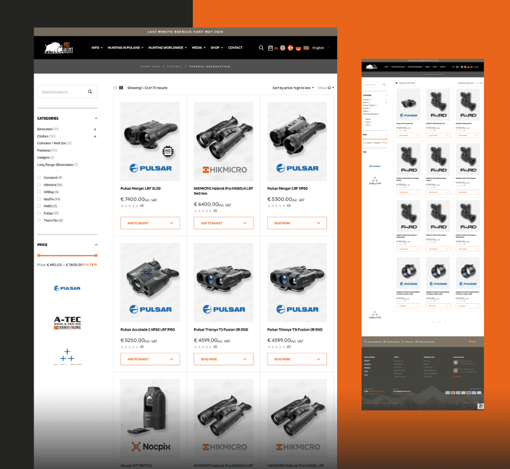 Advanced Shop Filtering