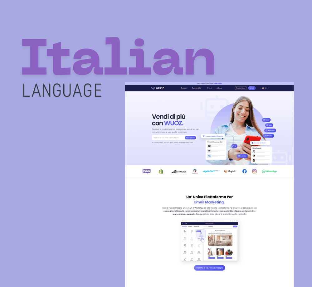Zero-Latency English/Italian Switching