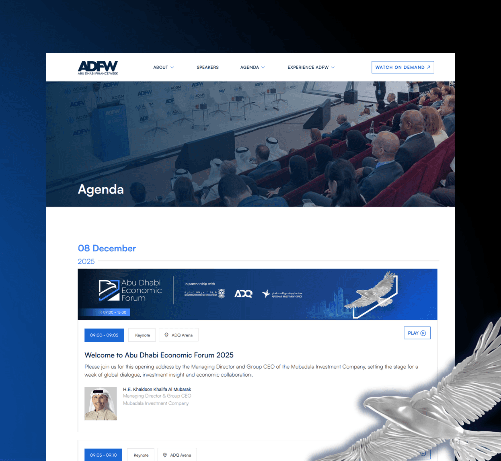 Full Agenda & Session Scheduling