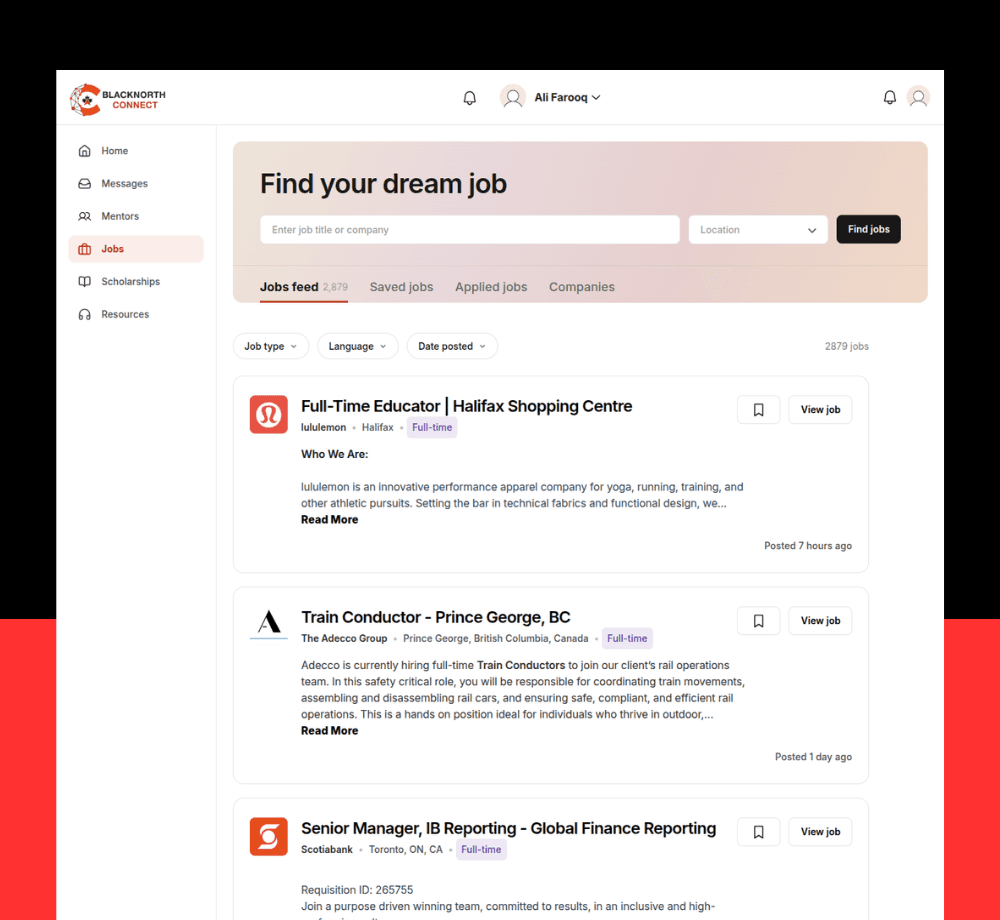Job Search & Applications