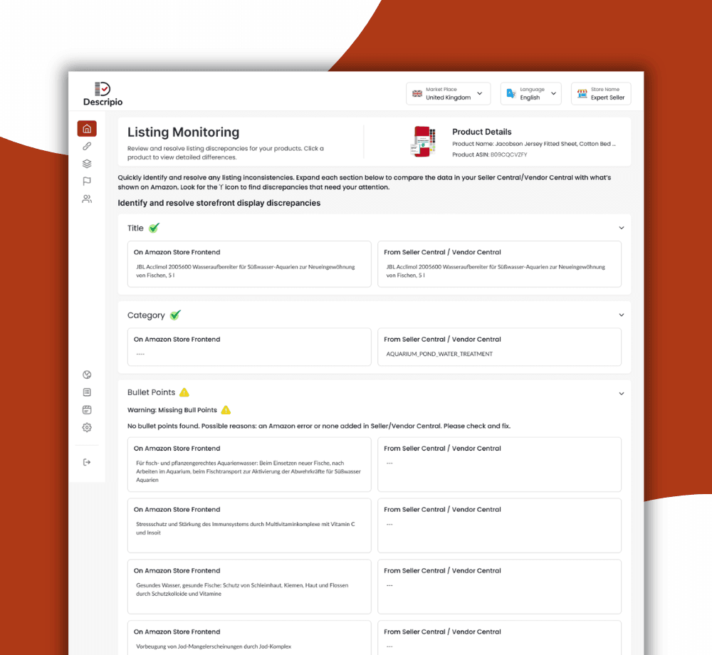 Listing Monitoring & Alerts