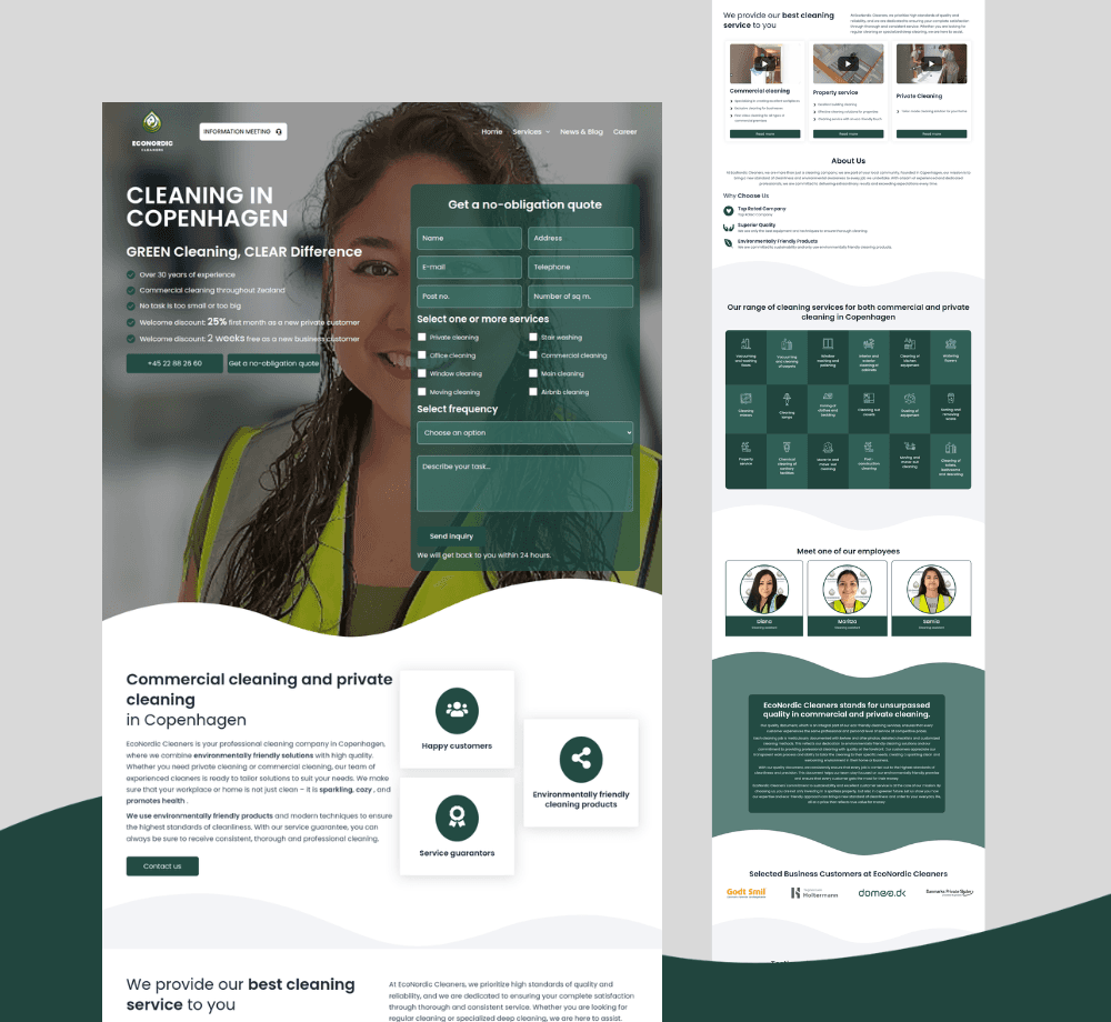 Sticky Header & Aligned CTAs