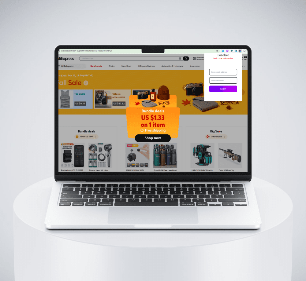 In-Page Authenticated Overlay
