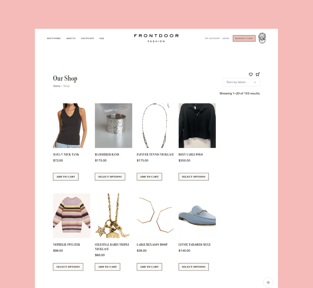 Standalone Shop Catalog
