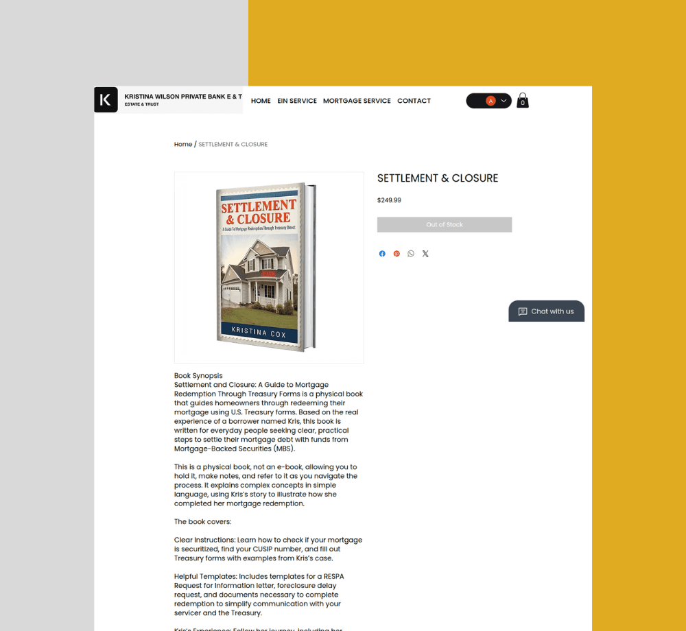 Physical Book Sales Page