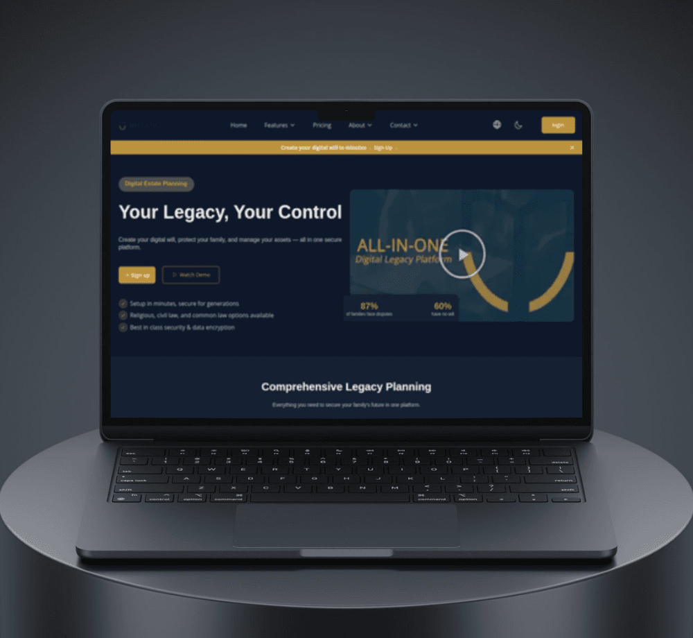 Landing Page & Sign Up
