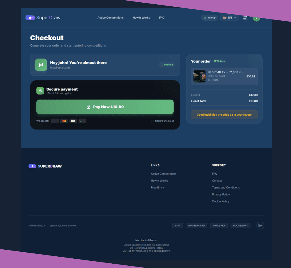 Secure Checkout