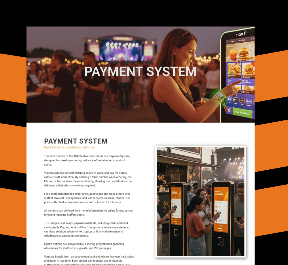 Cashless Payment System