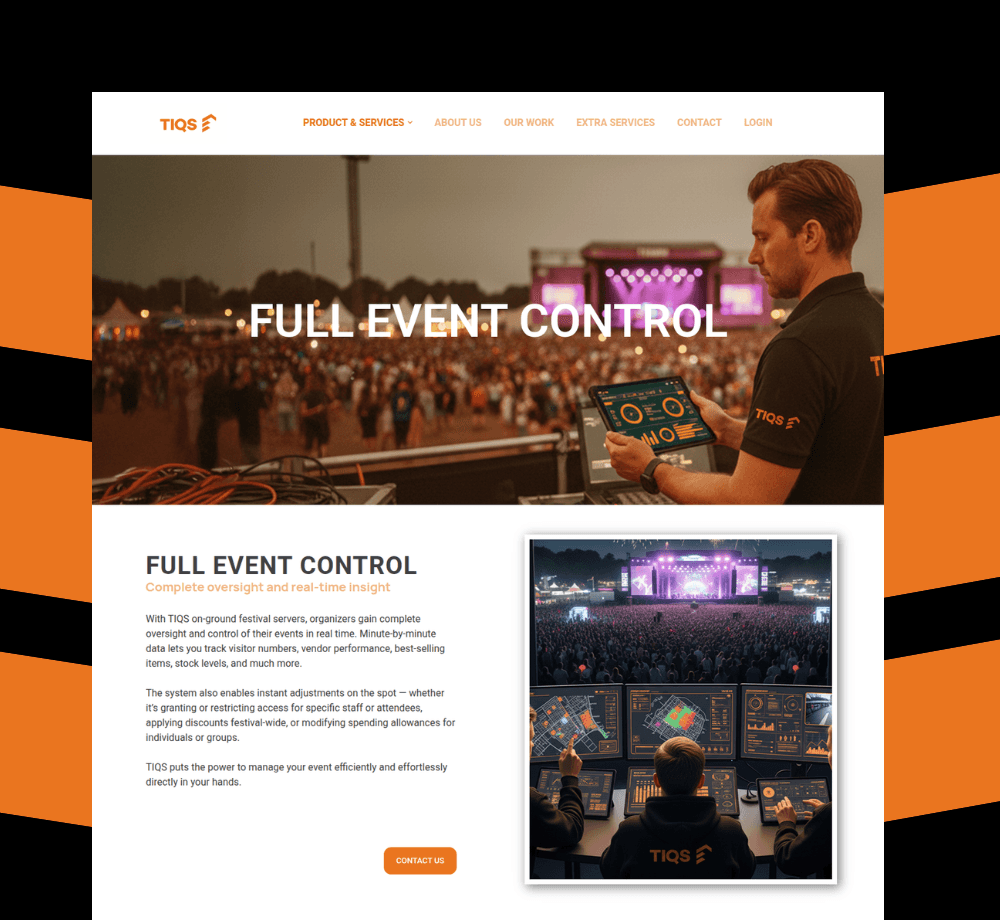 Full Event Control Dashboard