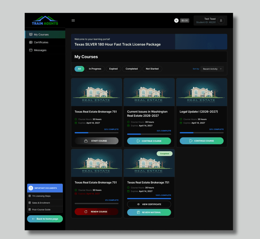 Student Learning Portal
